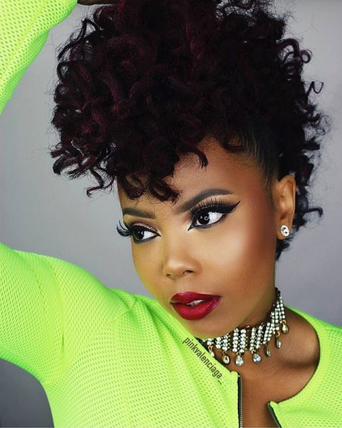 Curly Faux Hawk