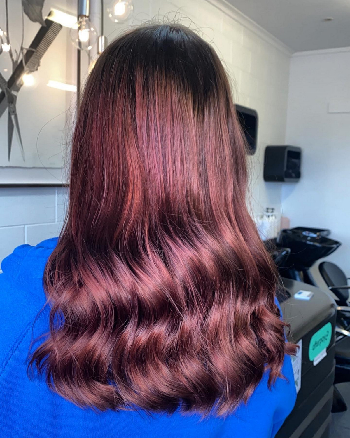 Rose Brown With Dark Roots