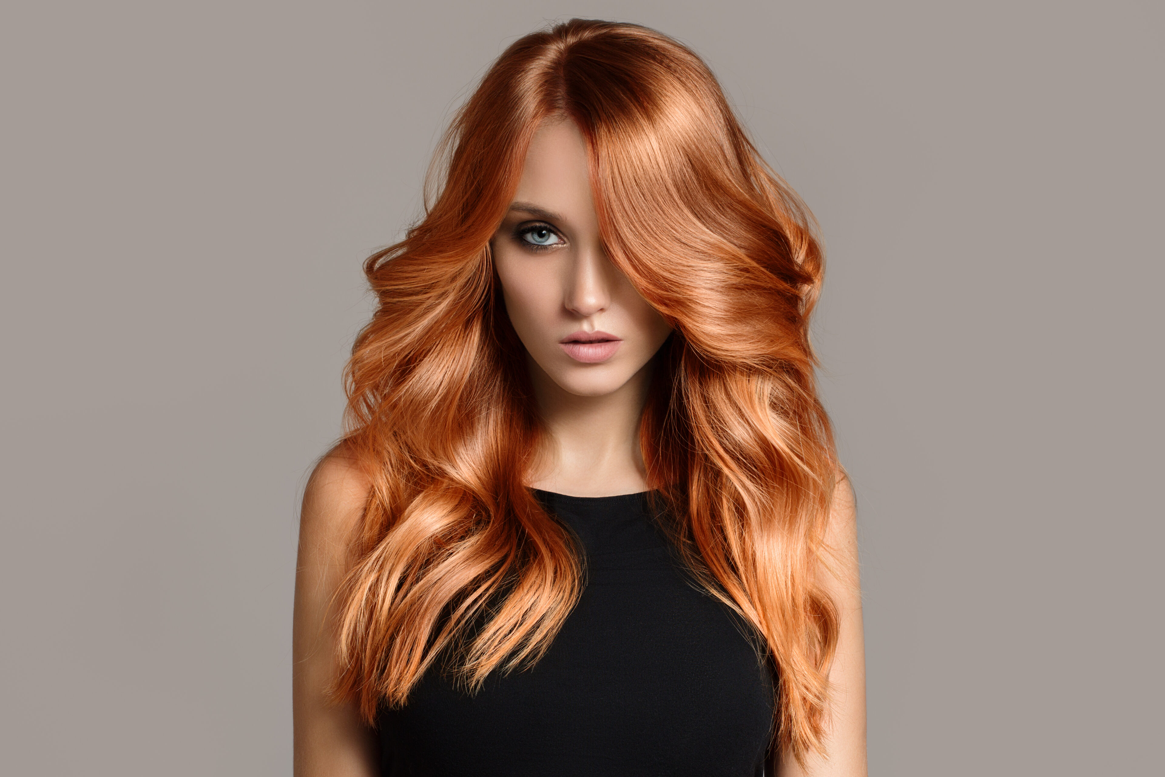 Bright Copper Ginger Hair