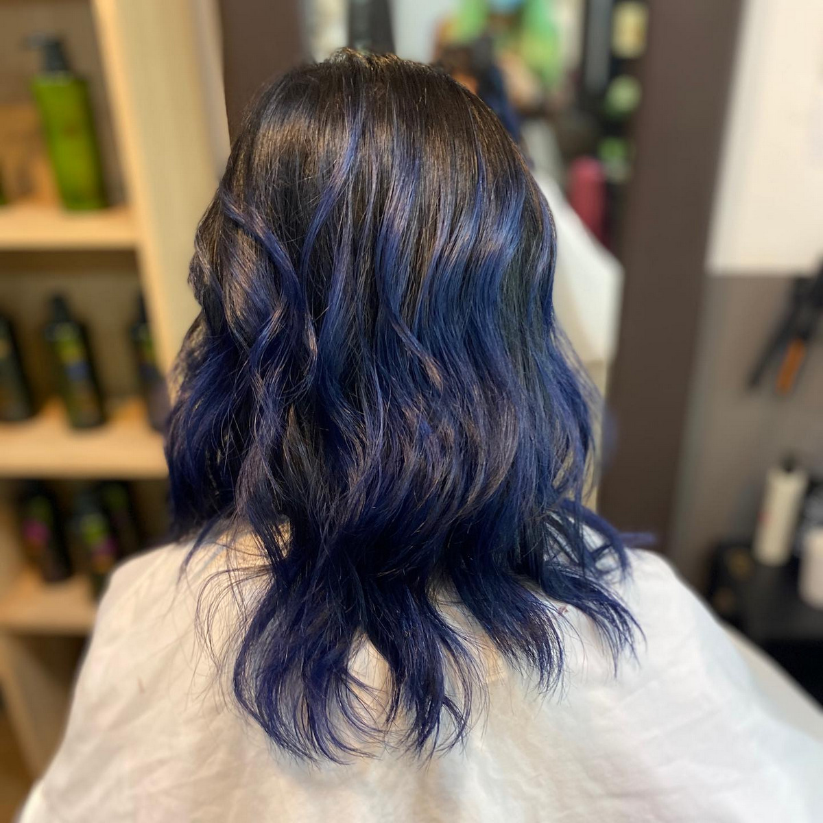 Dark Blue Ombre Hair 