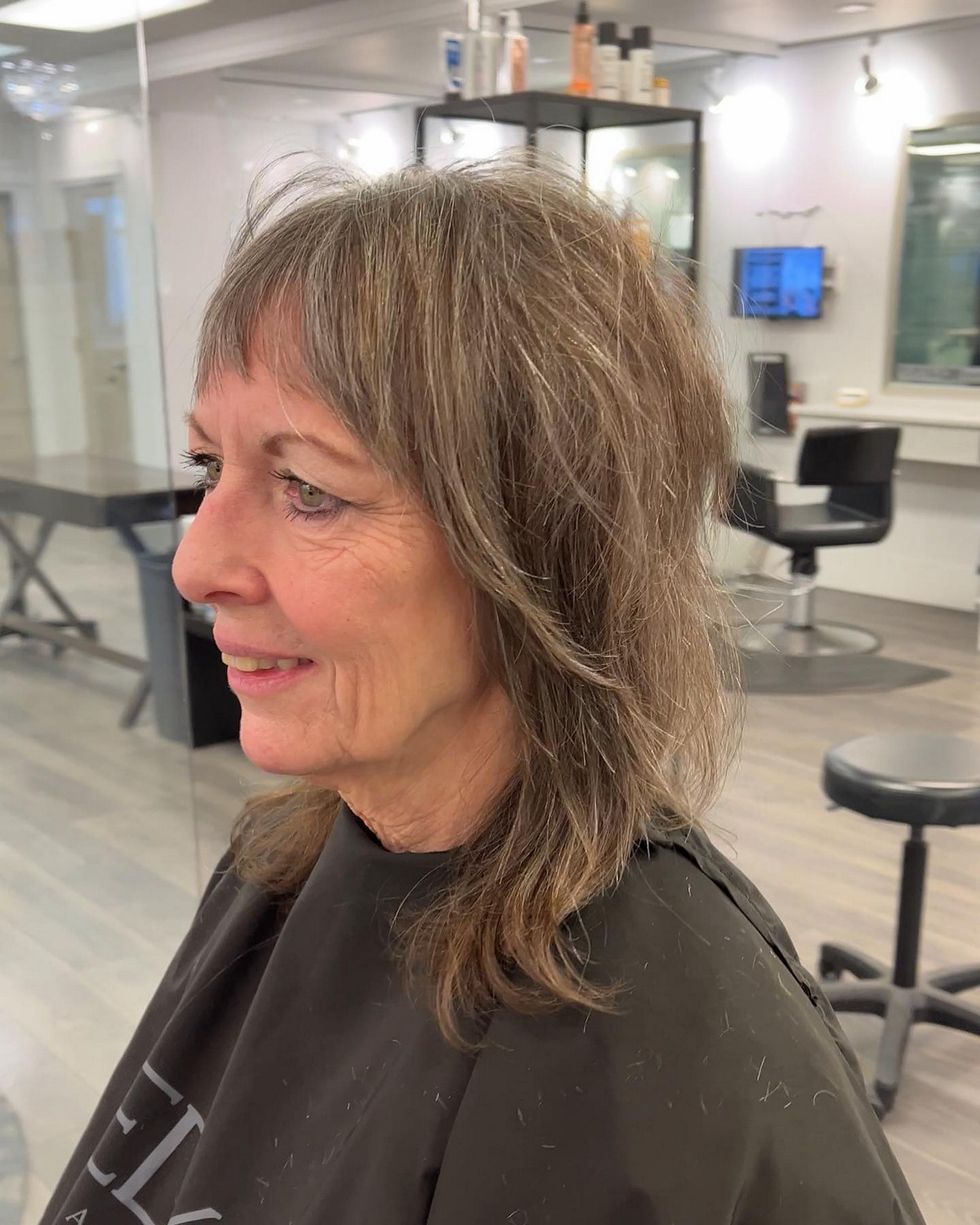 Layered Shoulder Length Hair