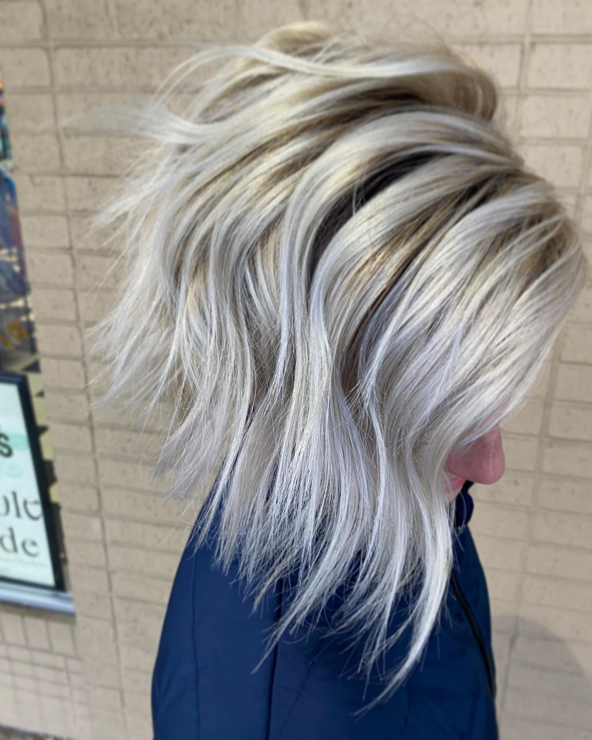 Platinum Stacked Bob Haircut