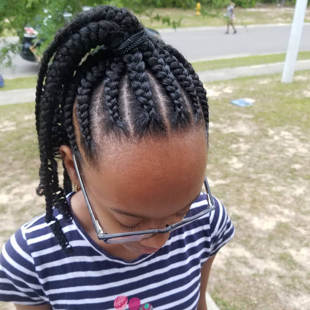 Ponytail Box Braid