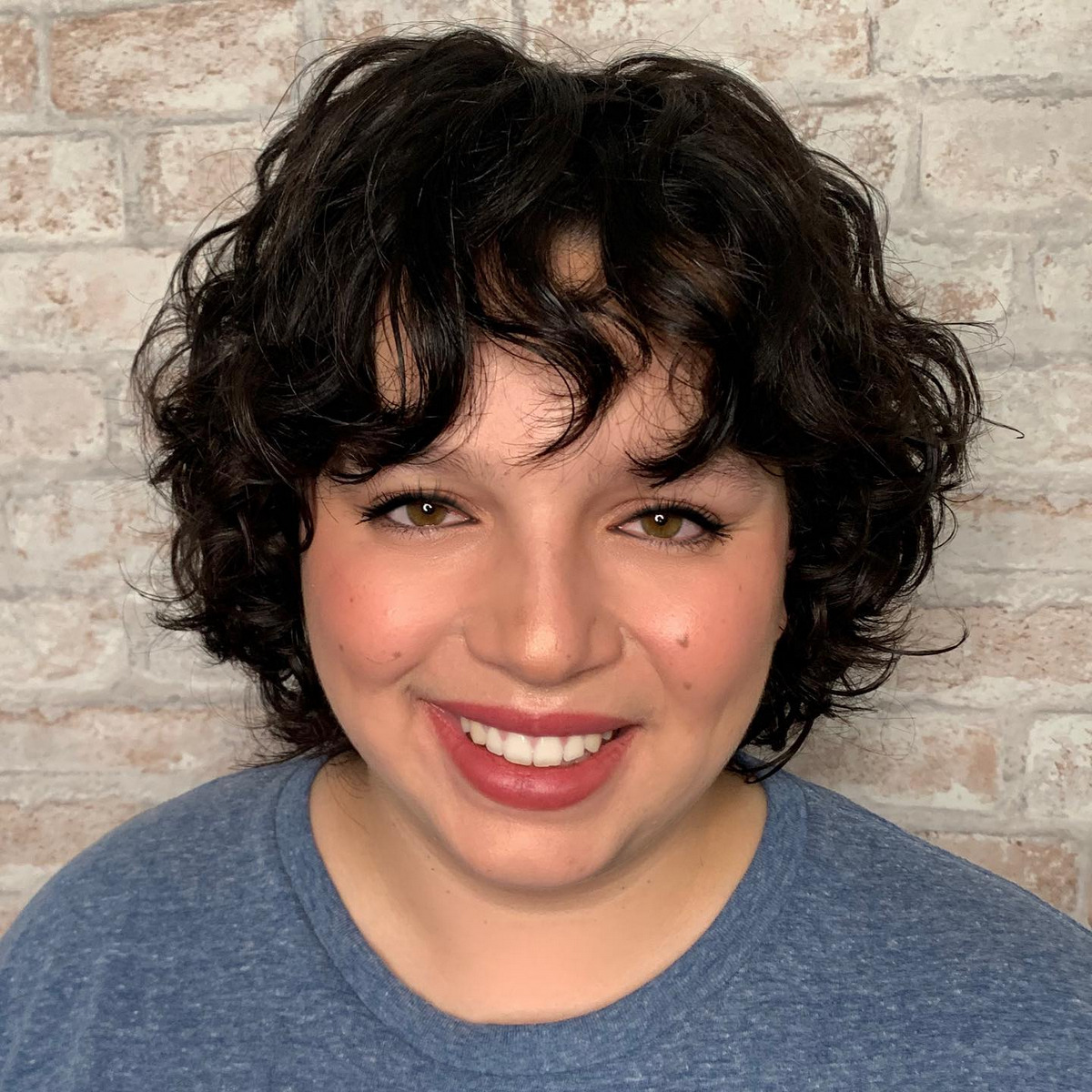 Short Curly Fringe