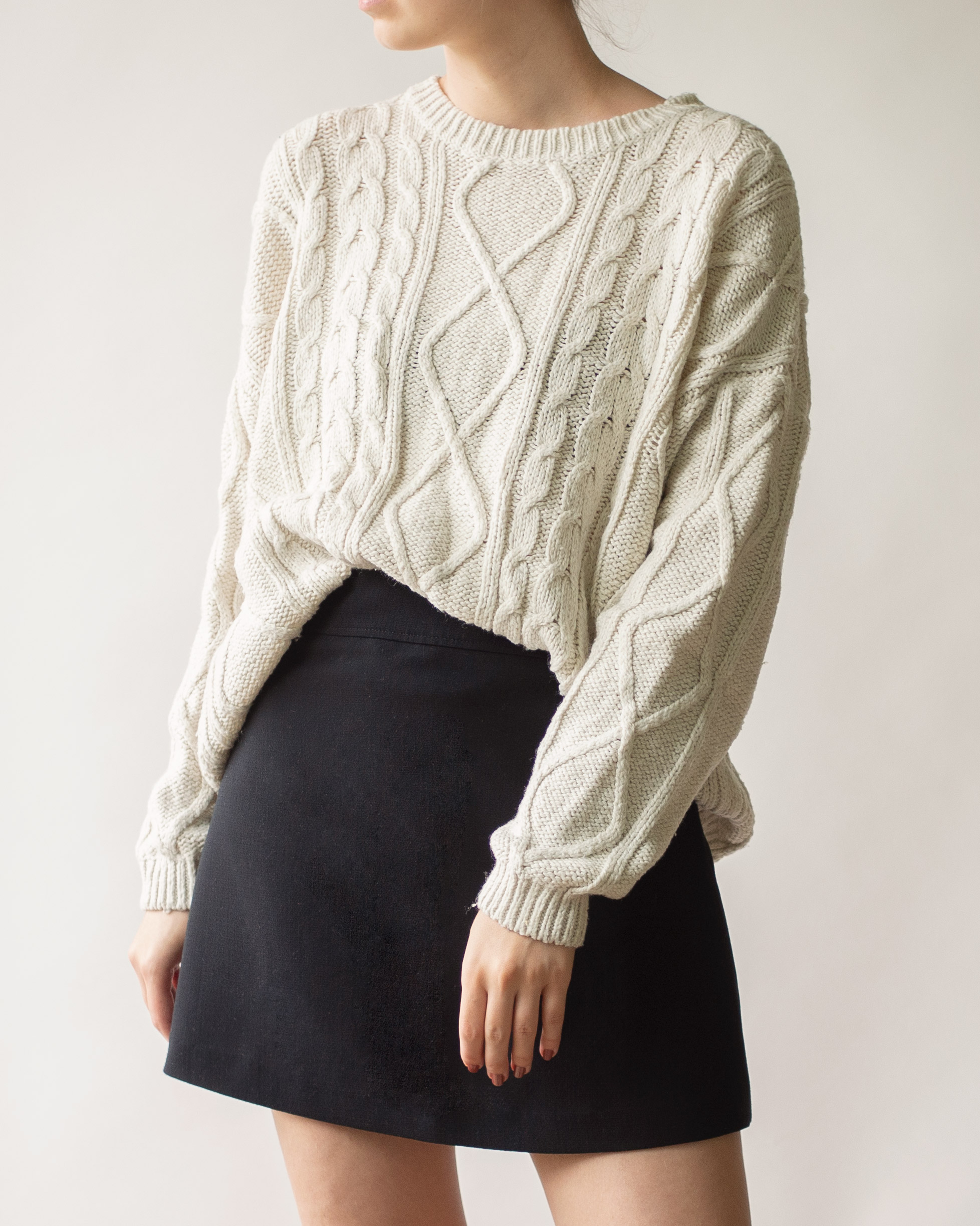 Sweater With Mini Skirt