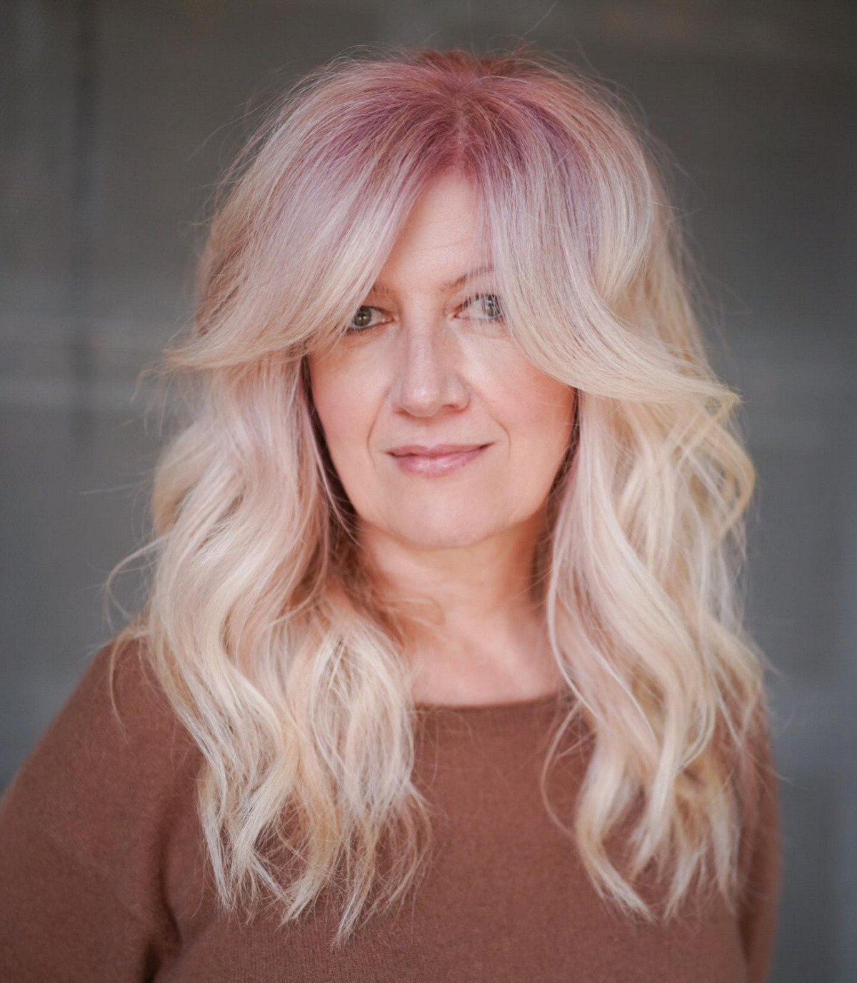 Modern Shag with Pink Root Blend