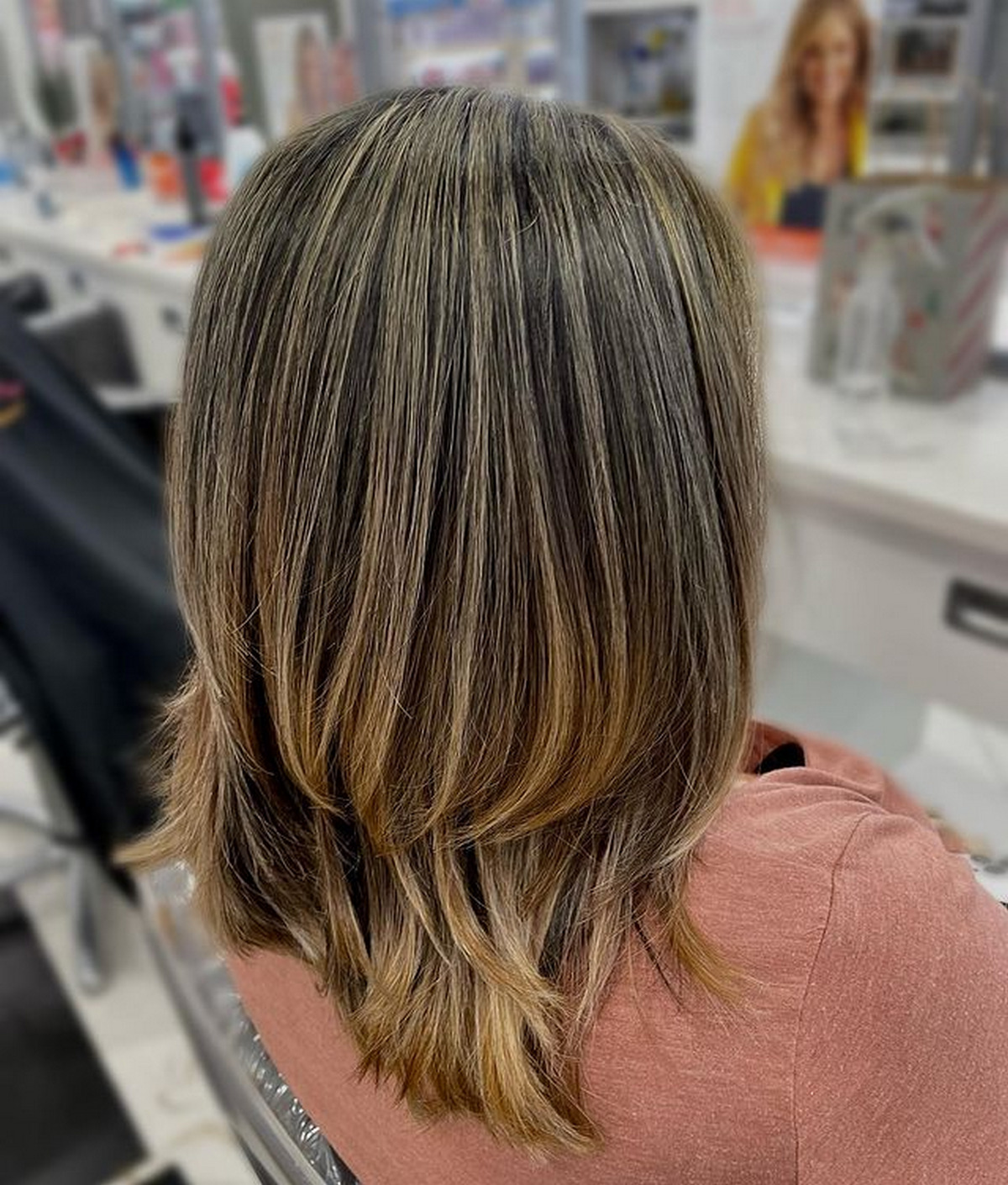 Short Layered With Highlights