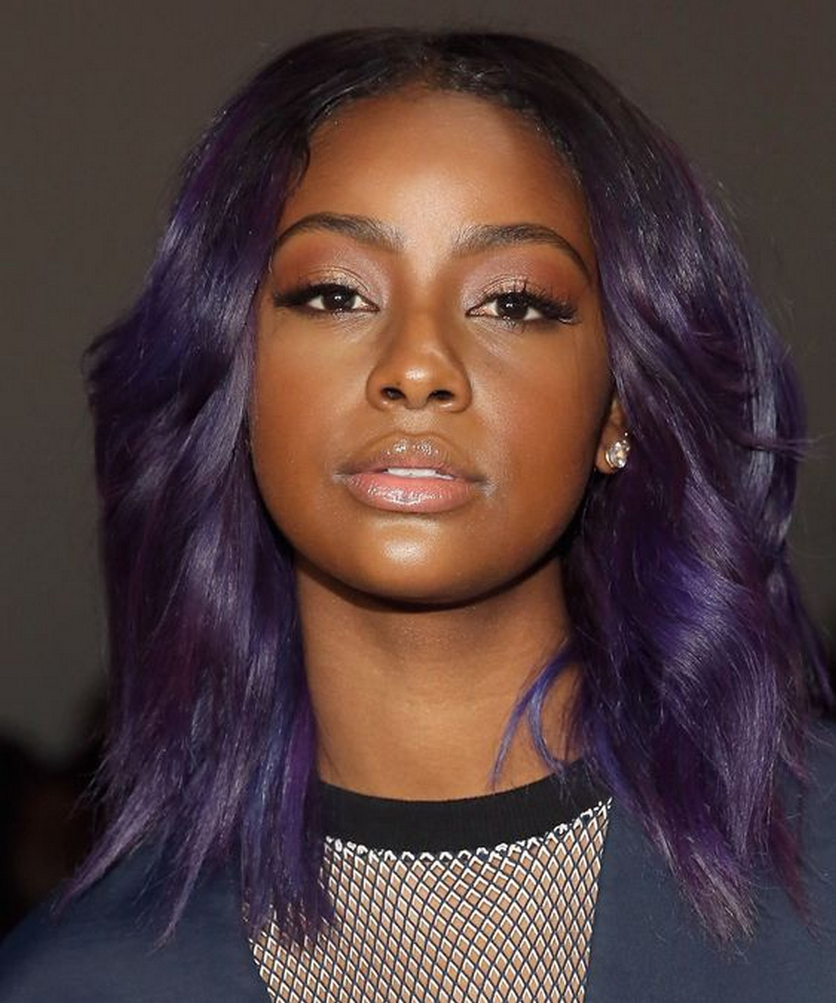 Smoky Purple Hair