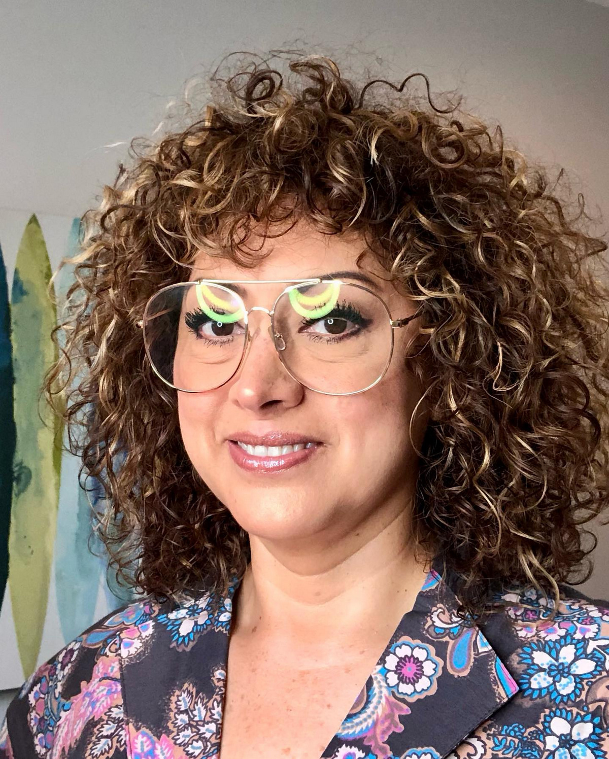 Curly Cut with Curly Bangs