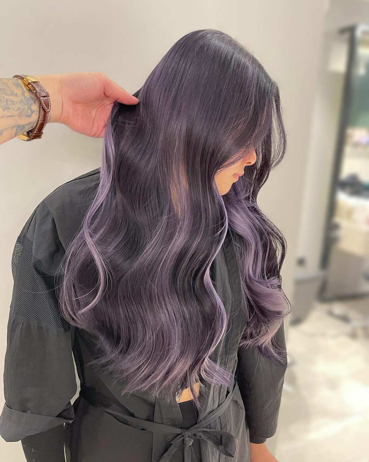 Lavender Balayage