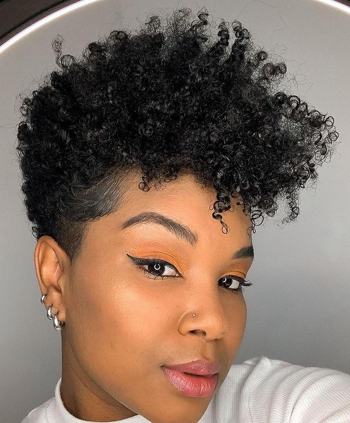 Curly Top And Undercut