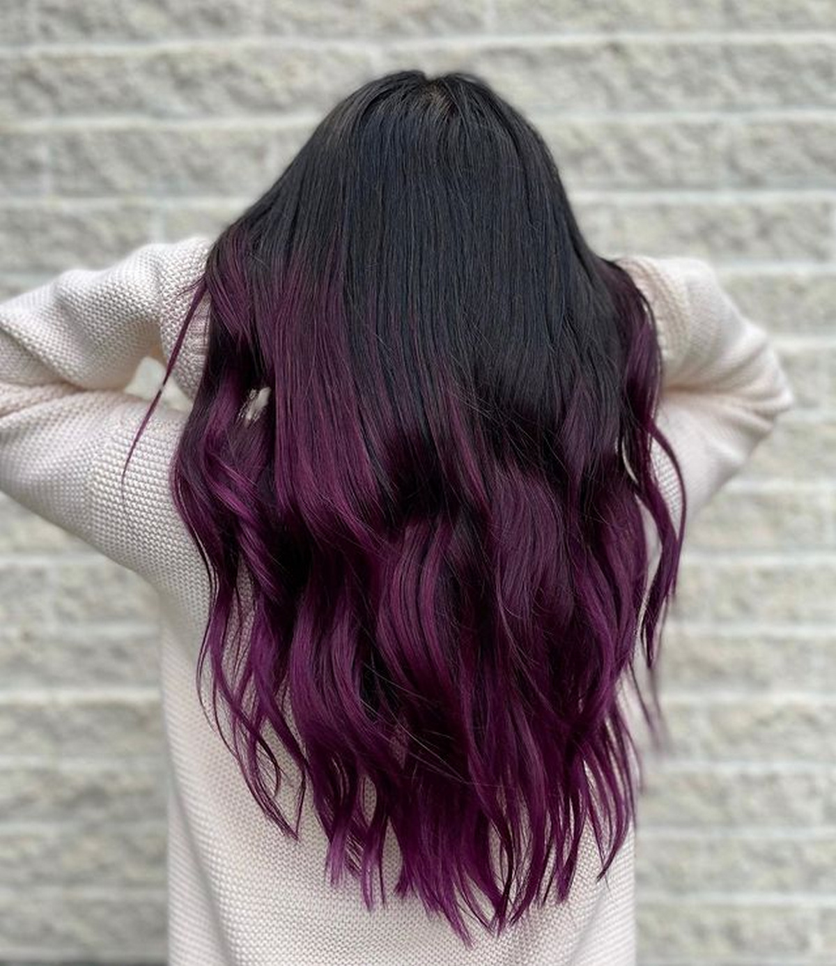 Mystic Purple Ombre Hair