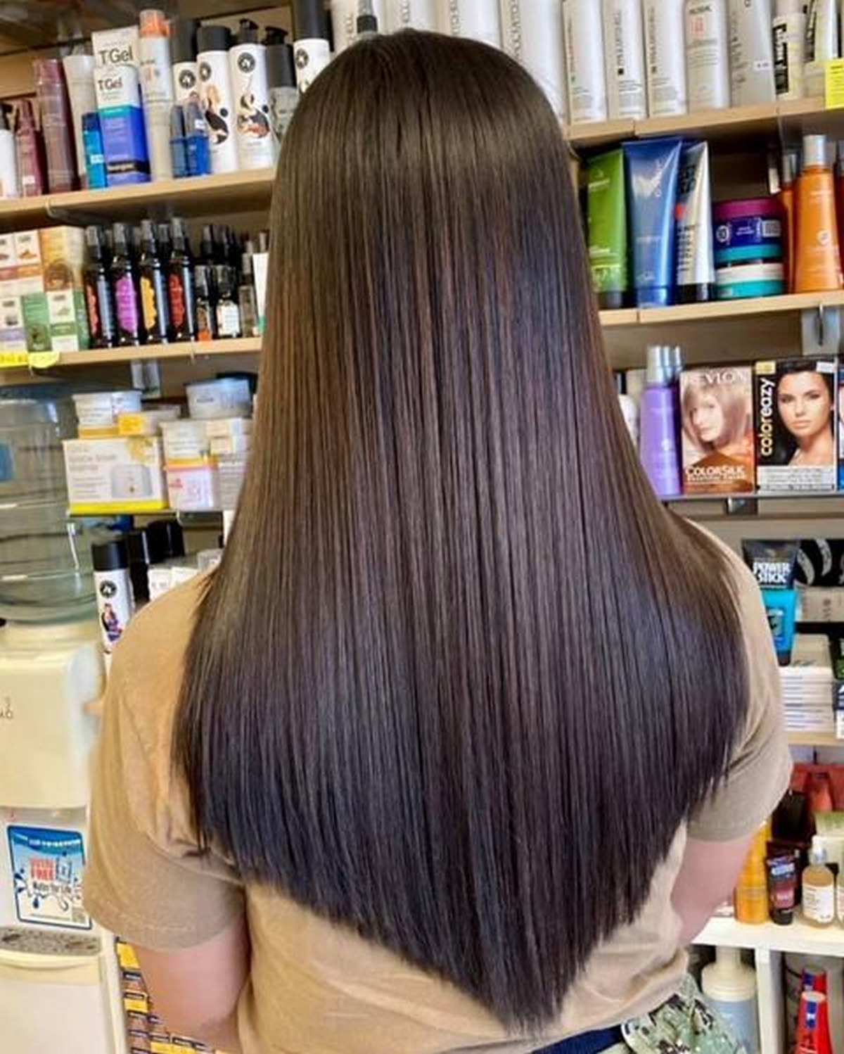 V - Cut Hair