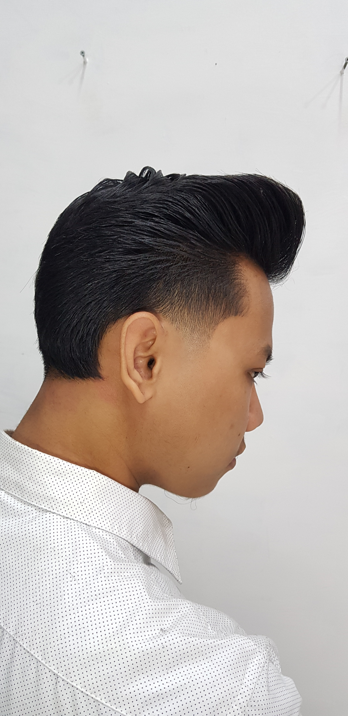 Classy Taper Fade Slick Back