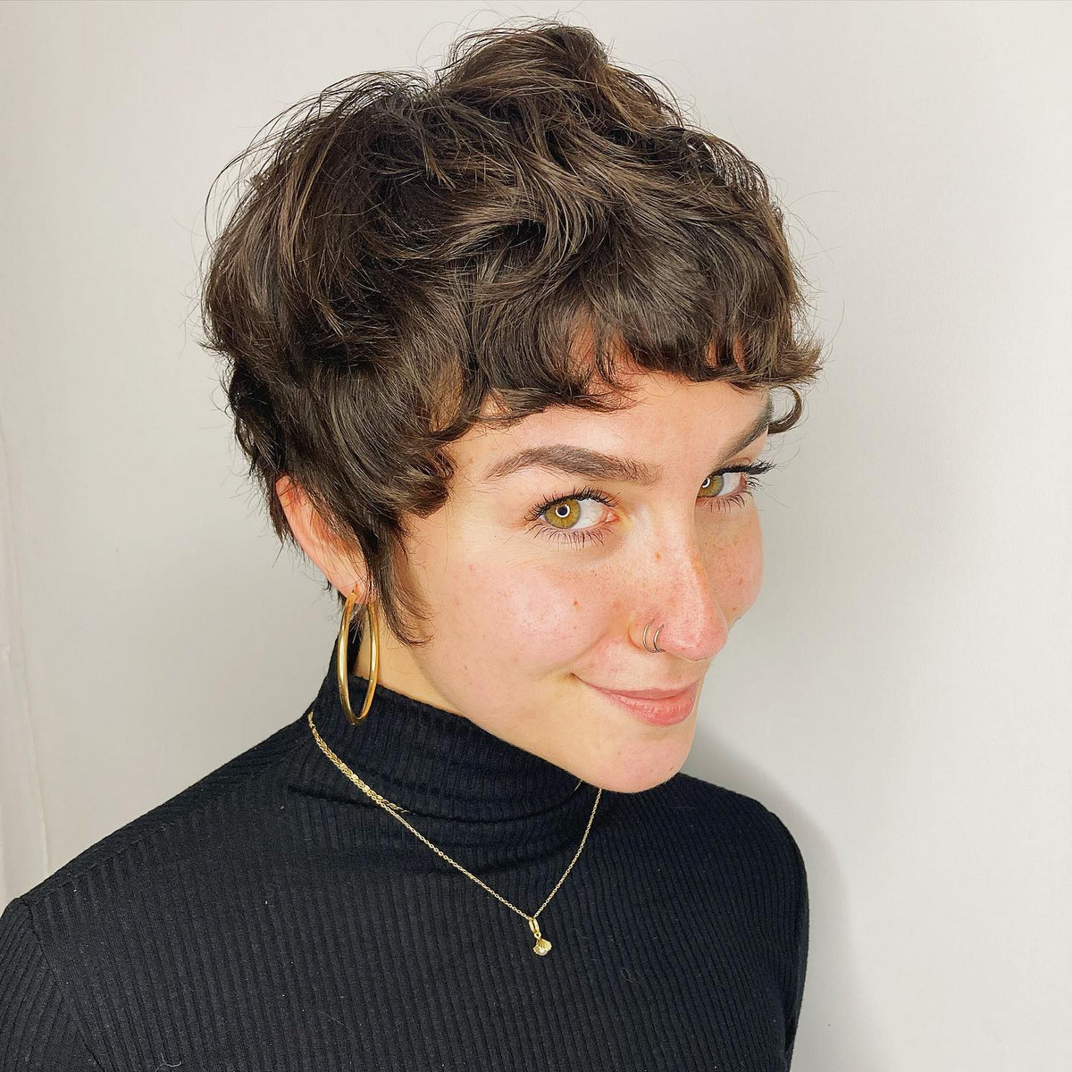 Wavy Pixie Cut