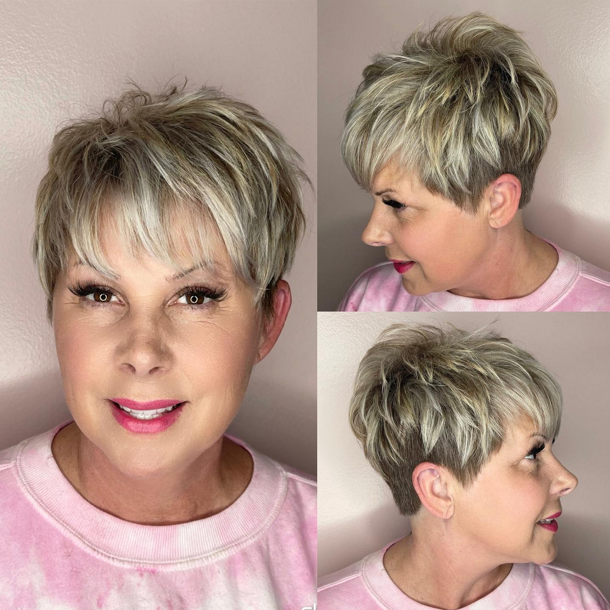 Choppy Haircut for Older Women