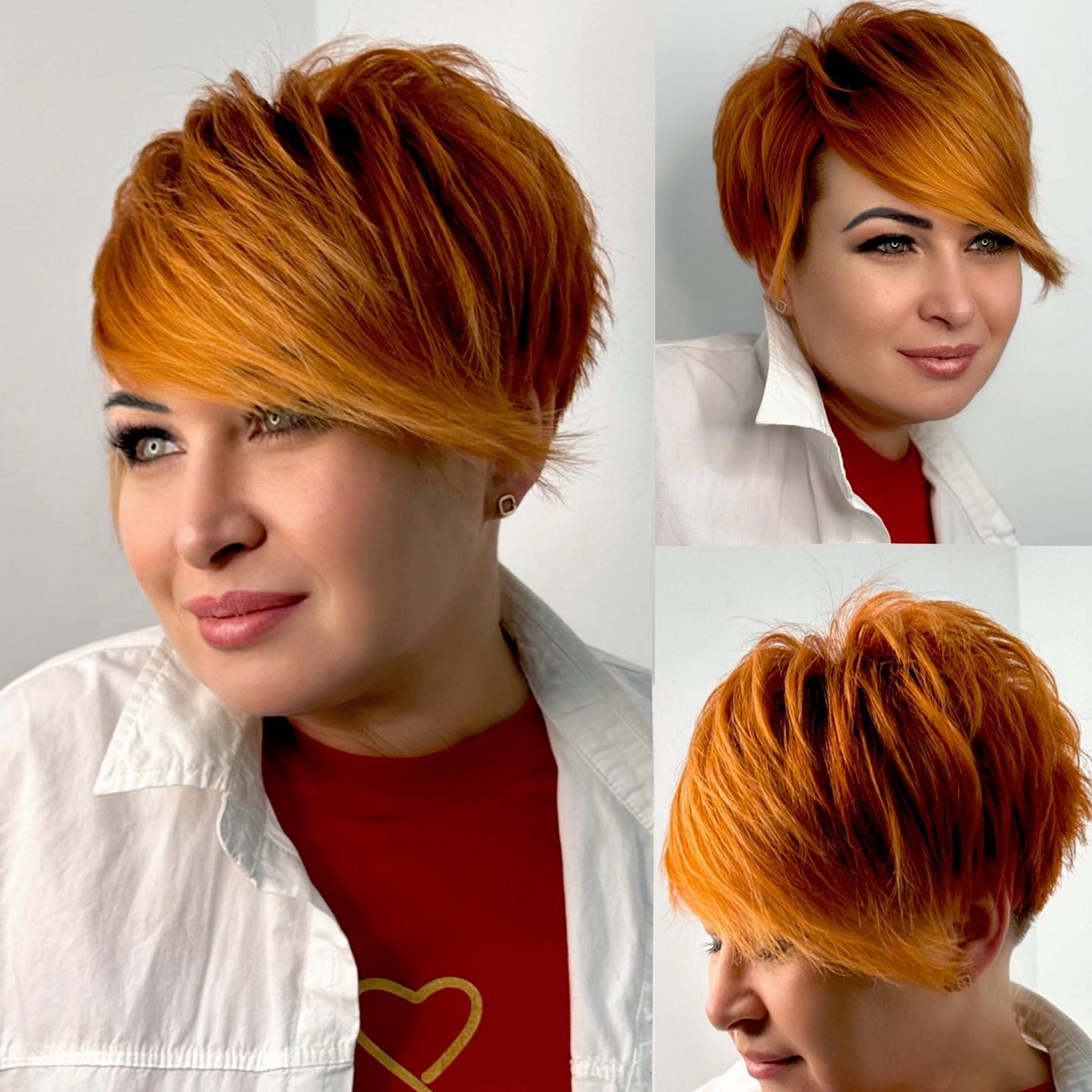 Neat Side-Swept Pixie