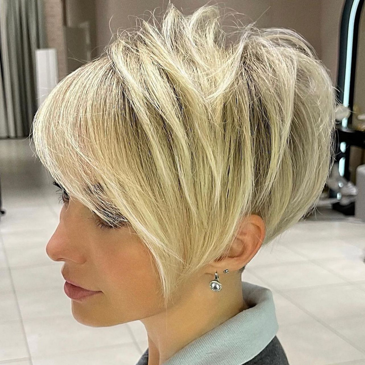 Pixie Cut With Choppy Layers