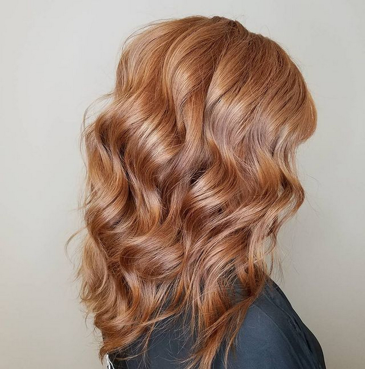 Strawberry Blonde Wavy Hair