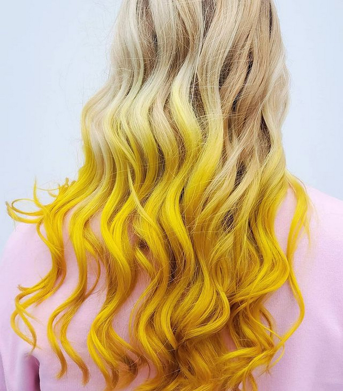 Blonde To Yellow Ombre Hair