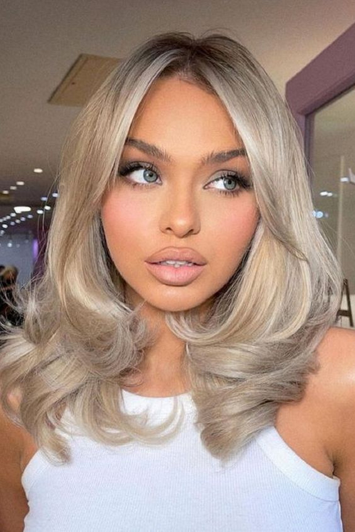Icy Blonde Hair