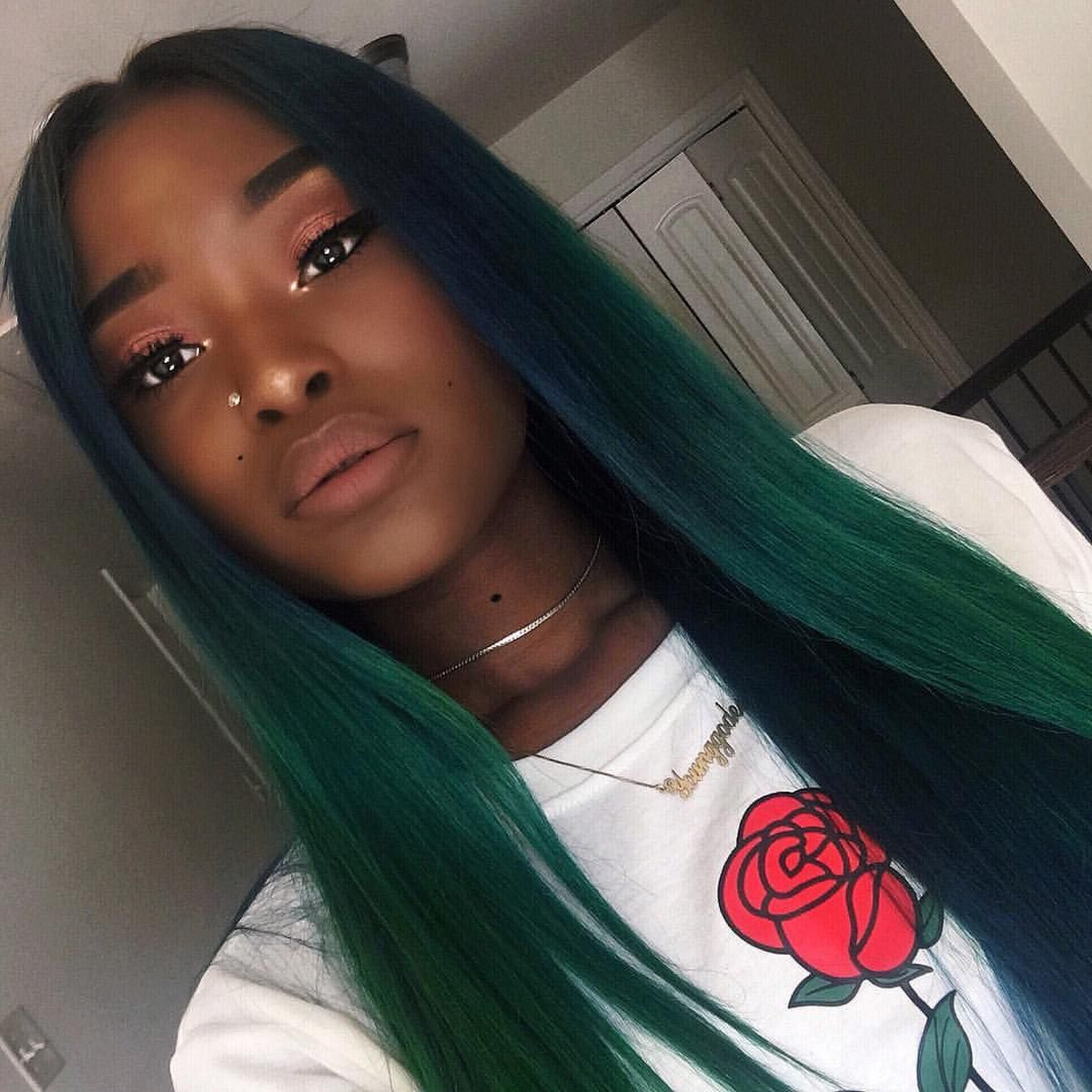 Moss Green Hair