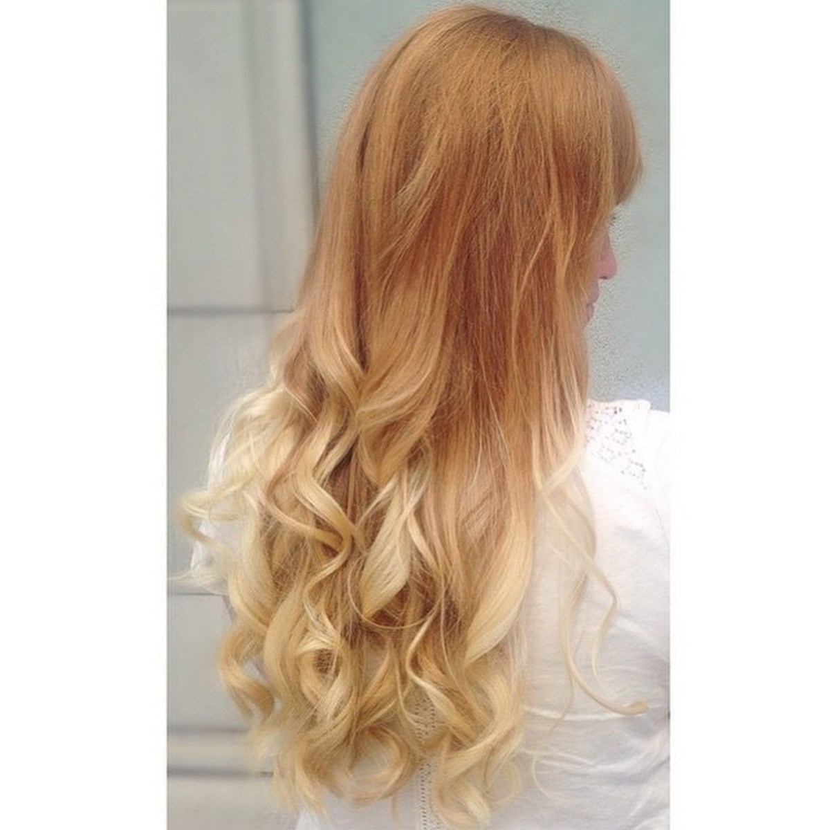 Ombre on Strawberry Blonde Hair