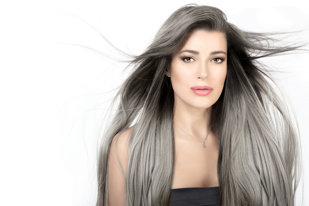 Silver balayage