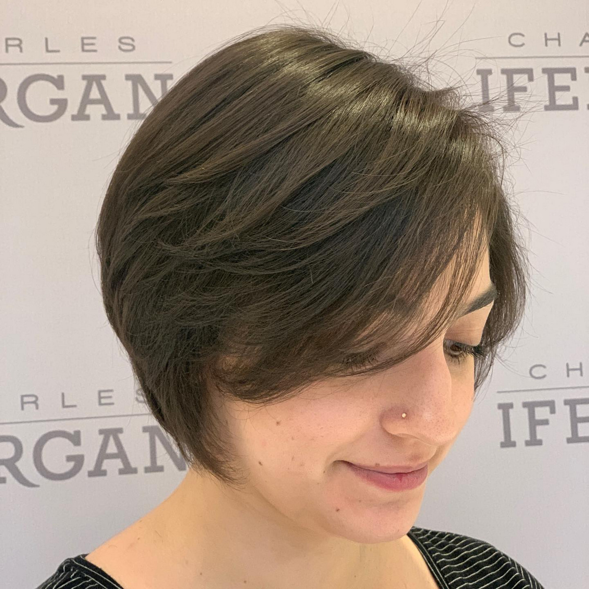 Long Pixie with Swept Bangs