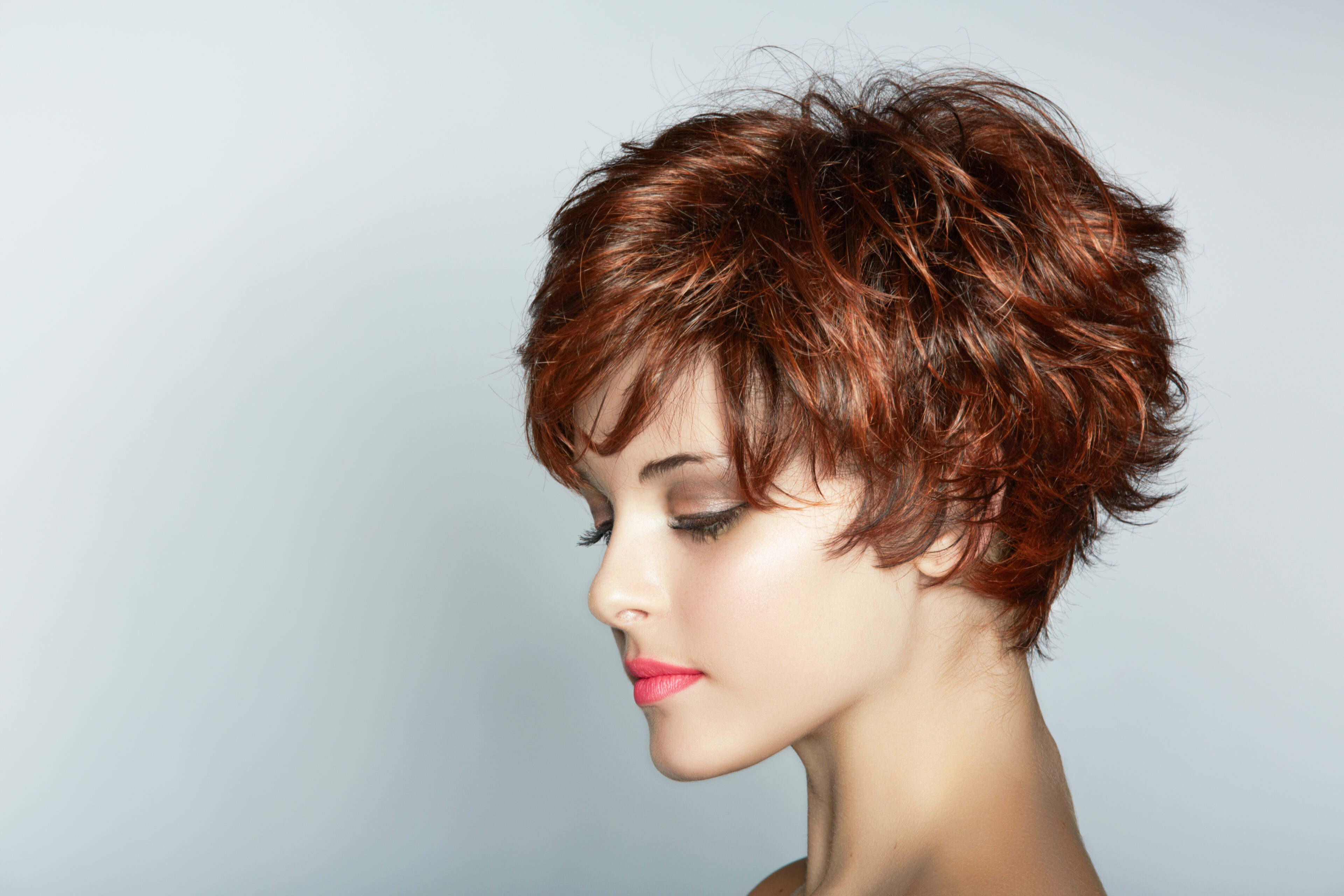 Chestnut Brown Personality Layer, Short Hair