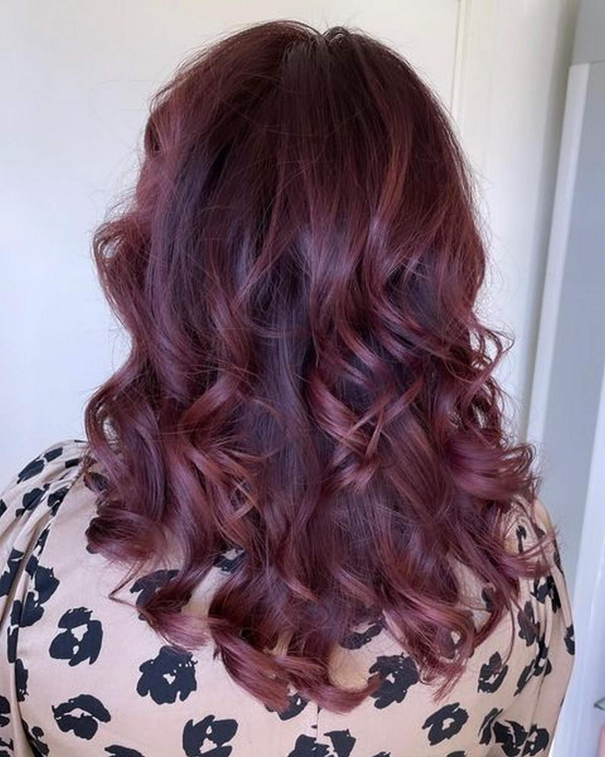 Sparkling Mahogany Curl Hair