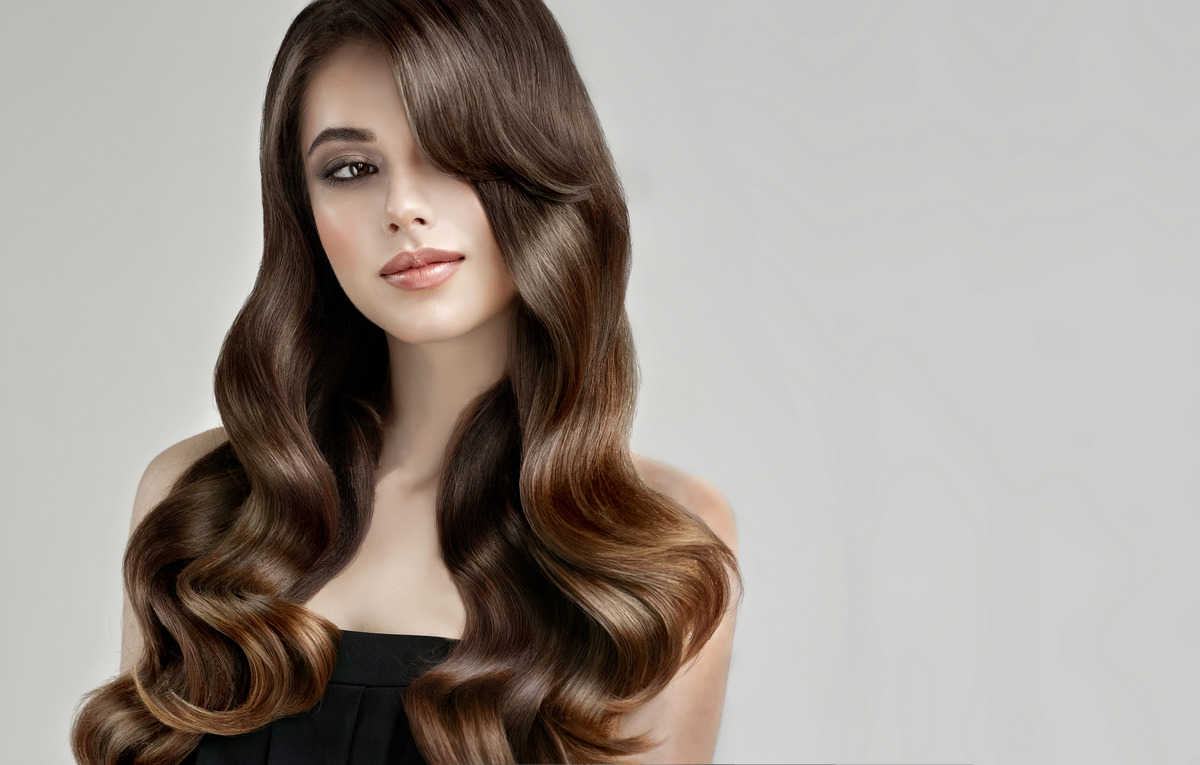 Wavy Brown Cinnamon Hair