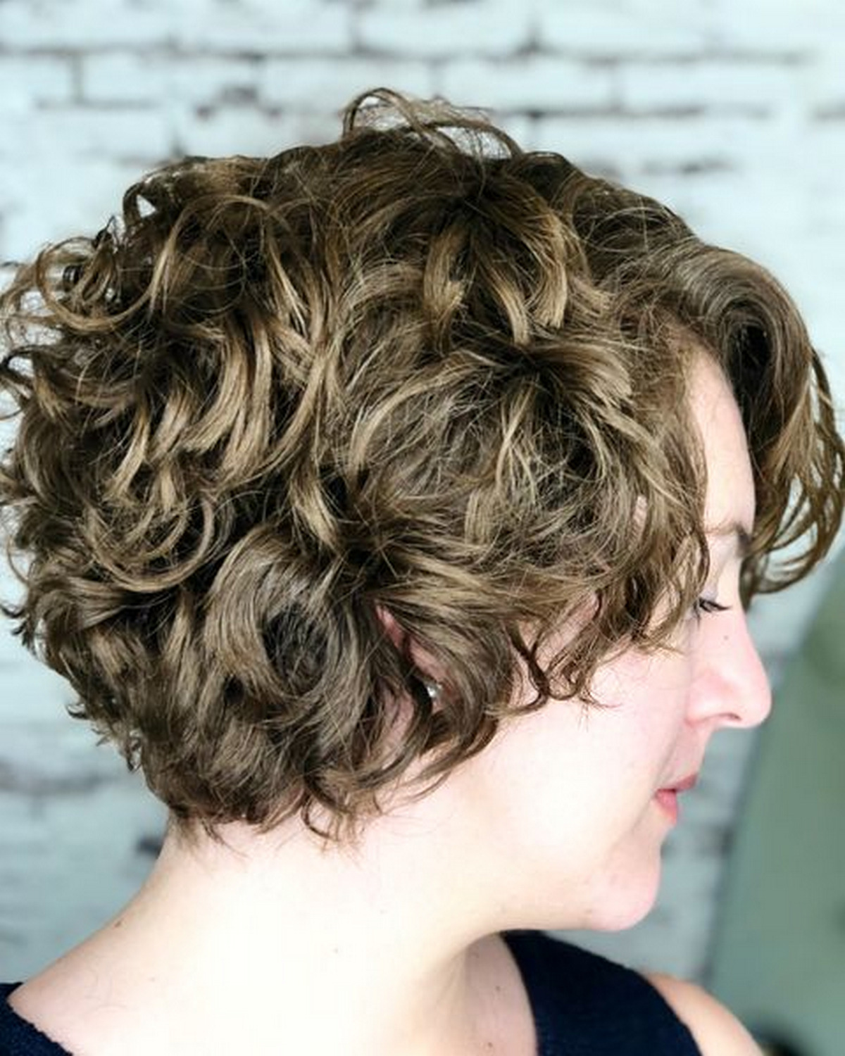 Short Messy Curls