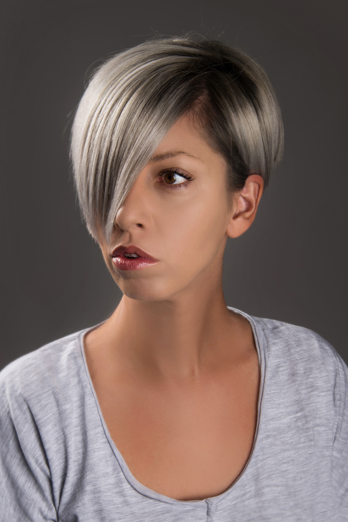 Asymmetrical Choppy Cut