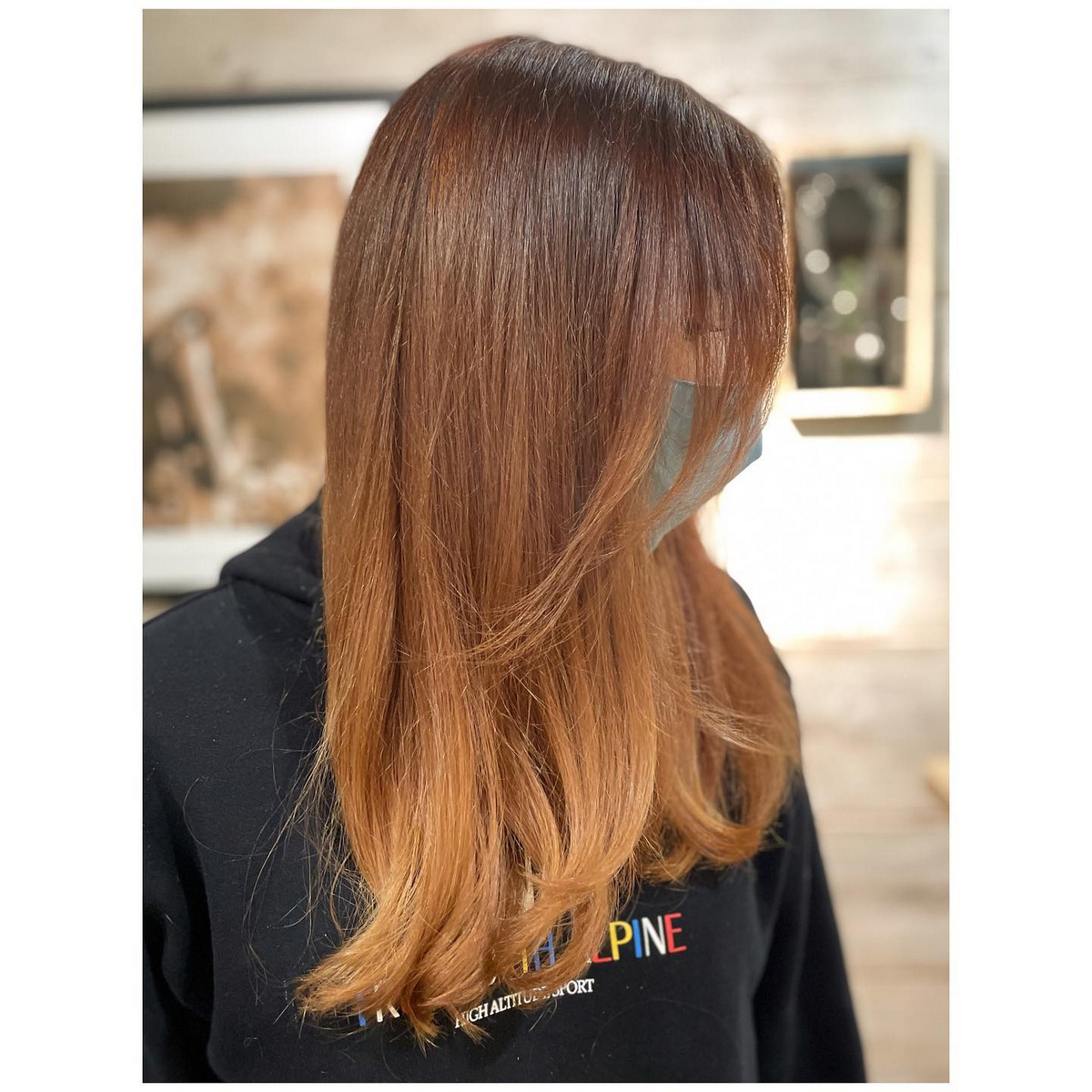 Ginger Ombre Hair