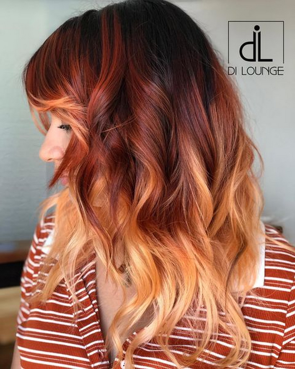 Copper Ombre Hair