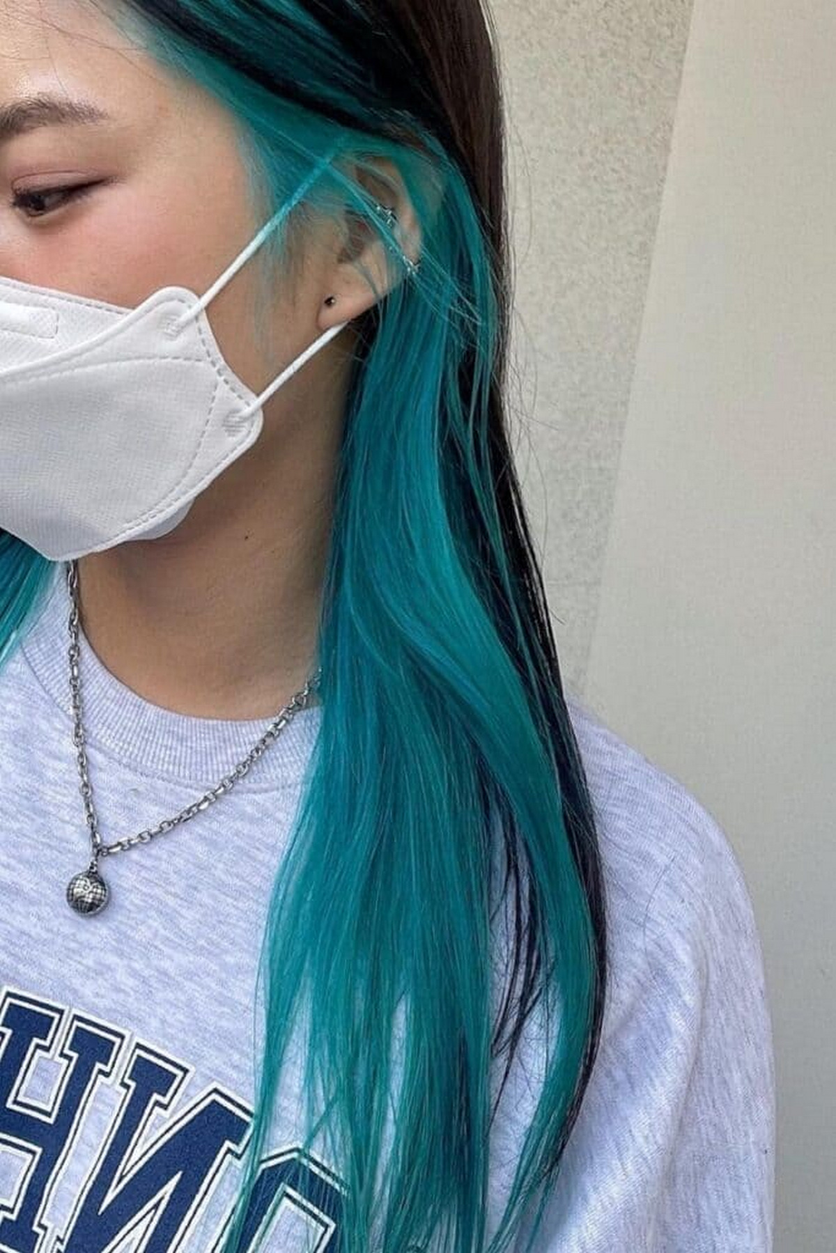 Black and Teal