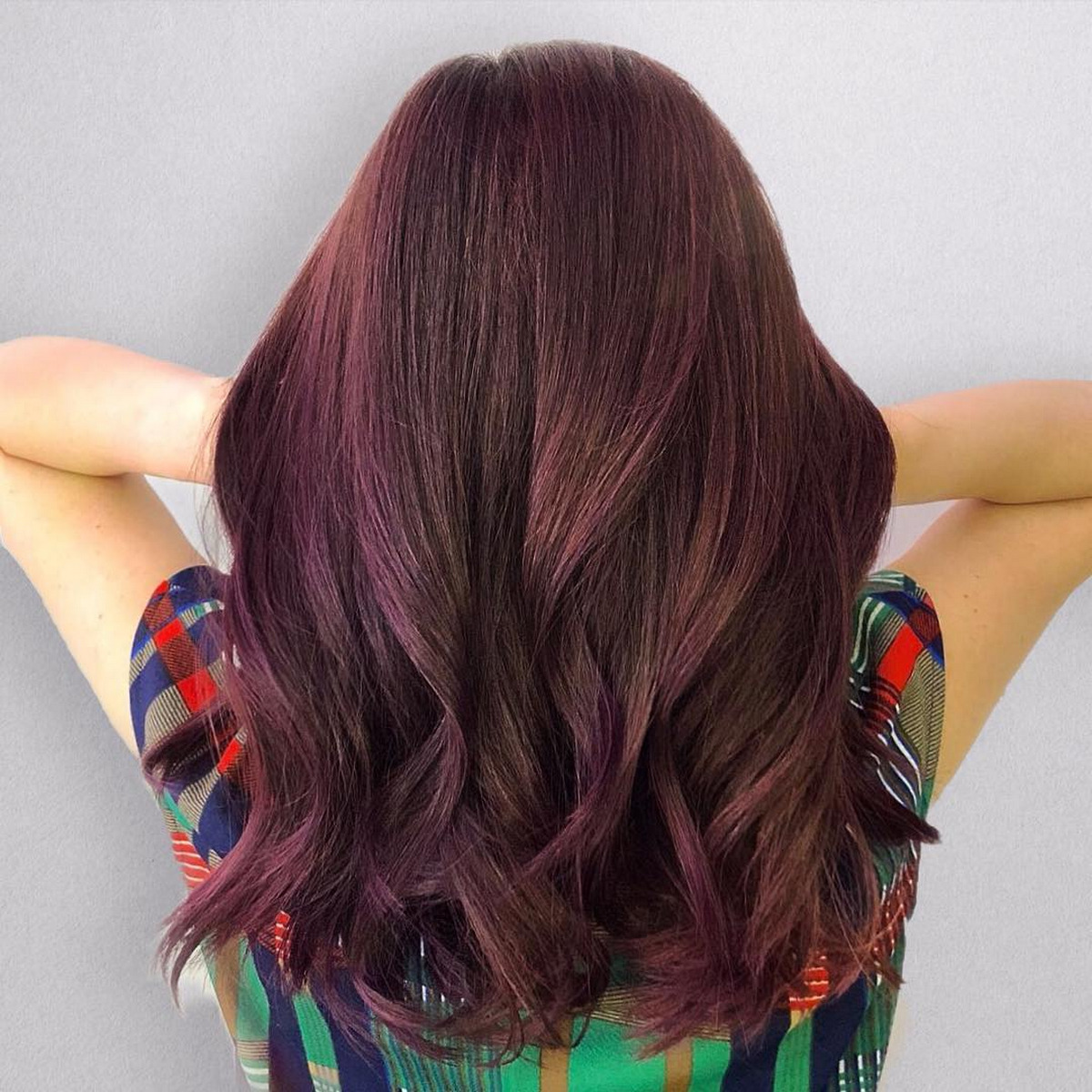 Ultraviolet Rose Brown Hair