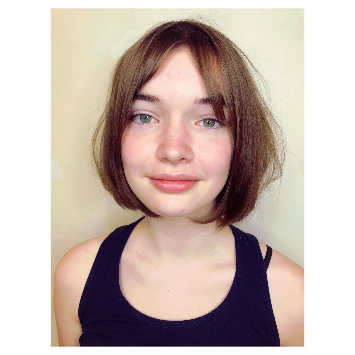 Layered Bob With Bangs