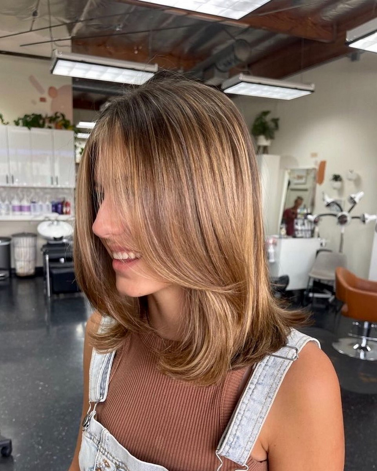 Layered Lob Haircut