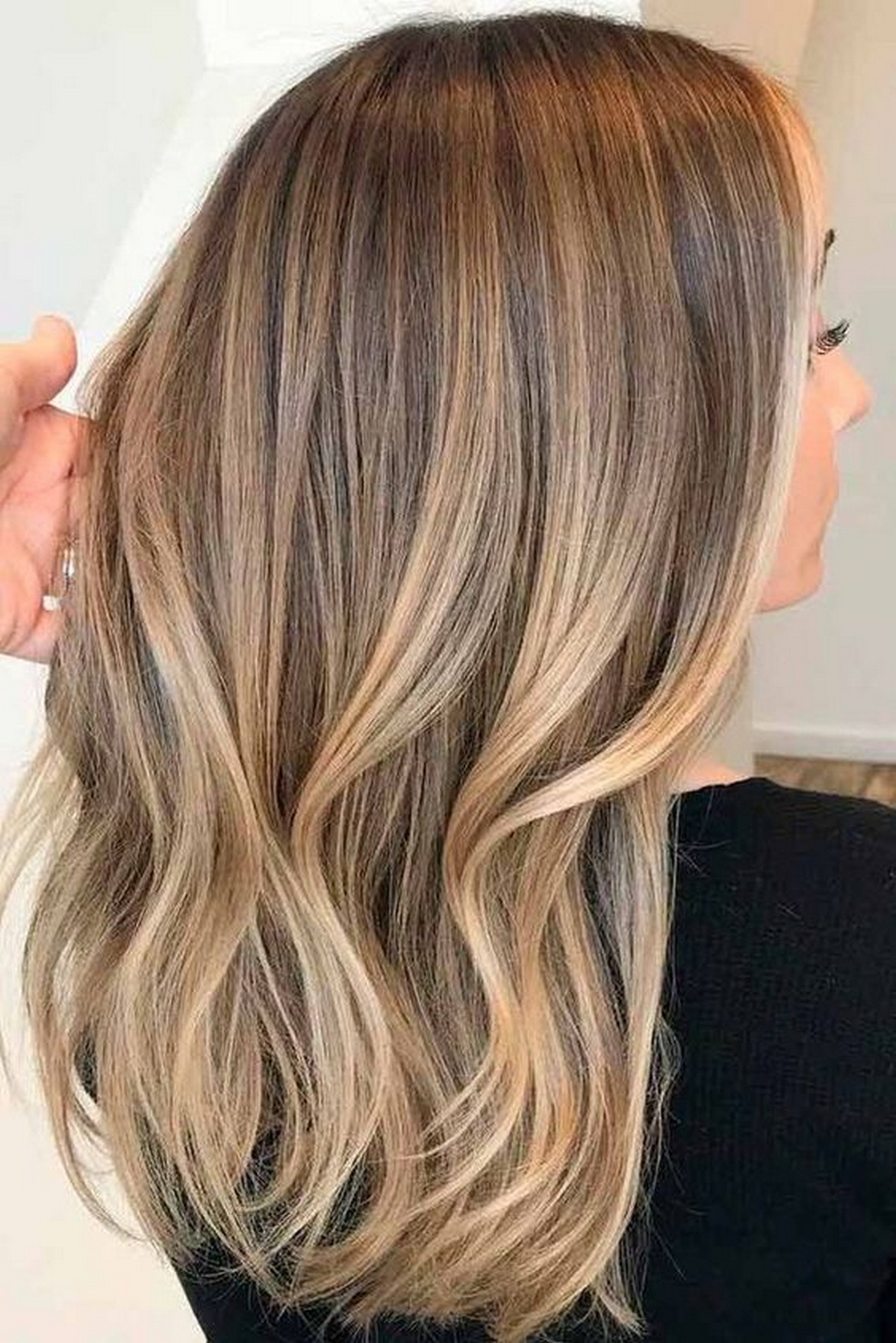 Light Brown With Balayage