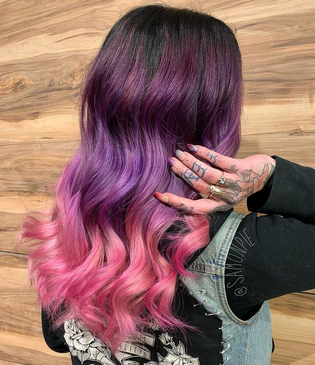 Purple And Pink Ombre Hair