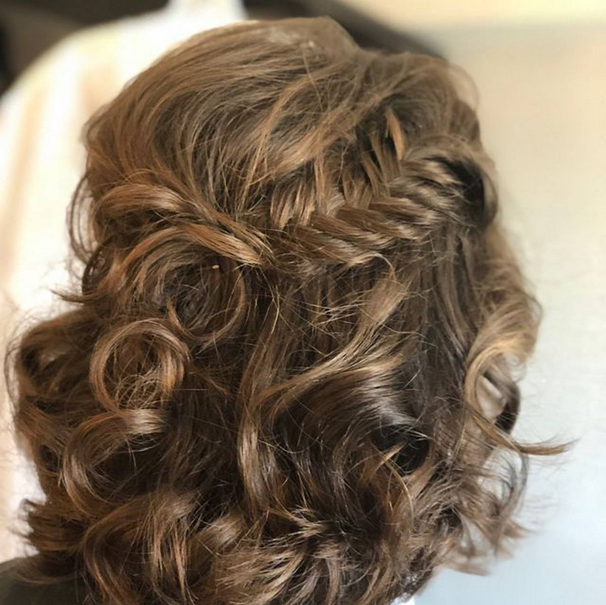 Short Messy Hair With Braid styles
