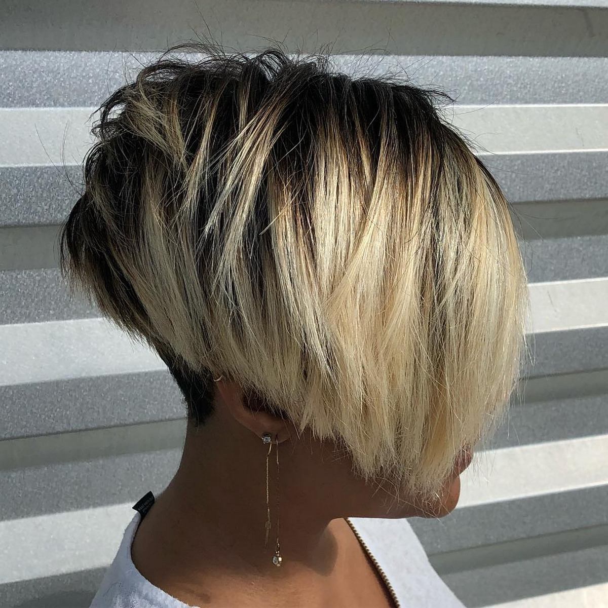 Short-Stacked Choppy Bob