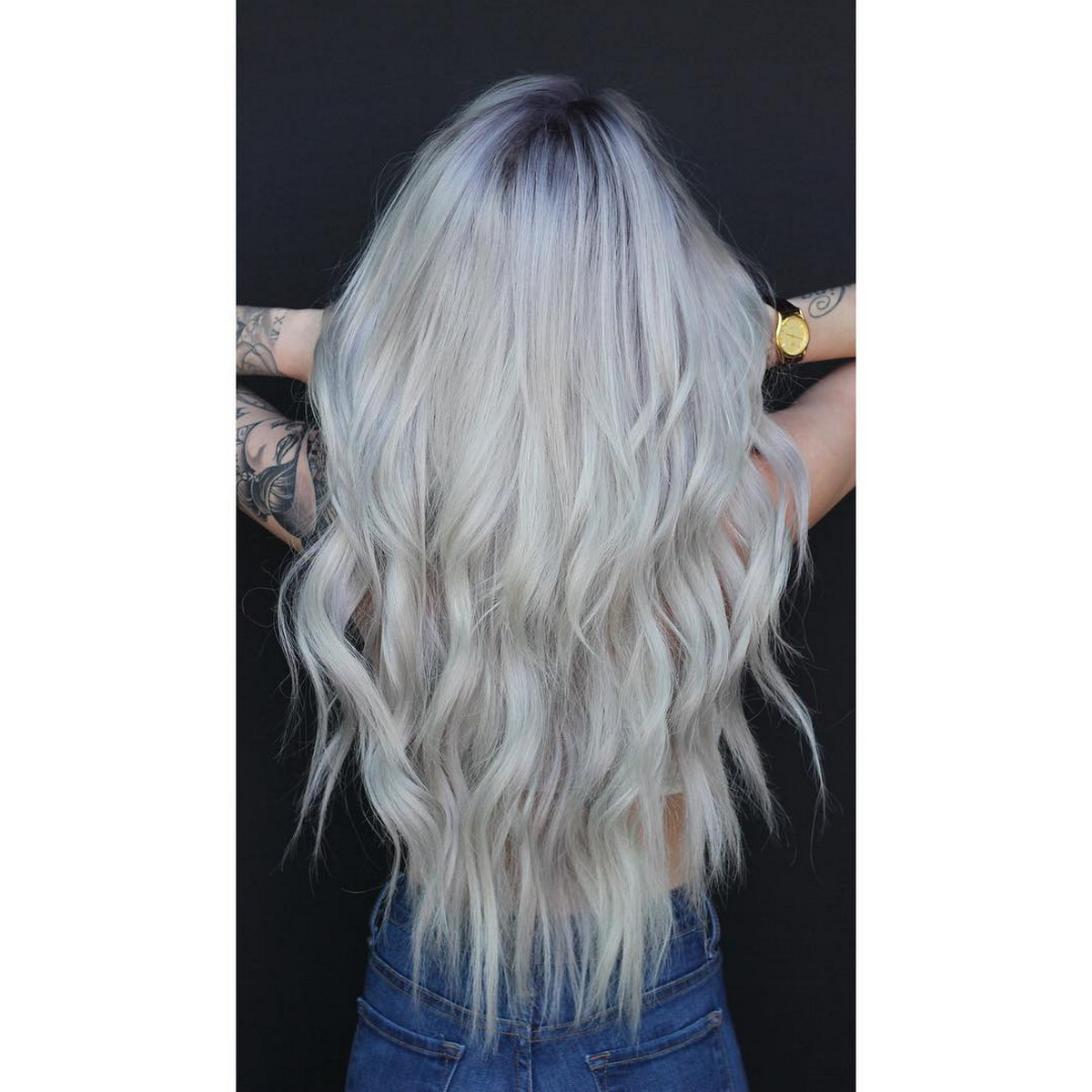 Icy California Platinum Hair