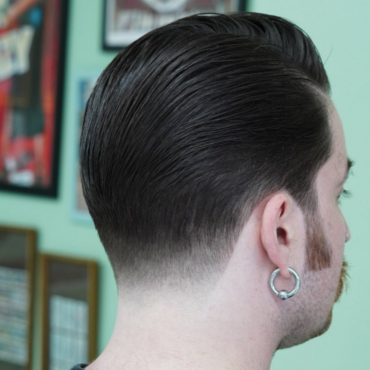 Long Hair Low Taper Fade