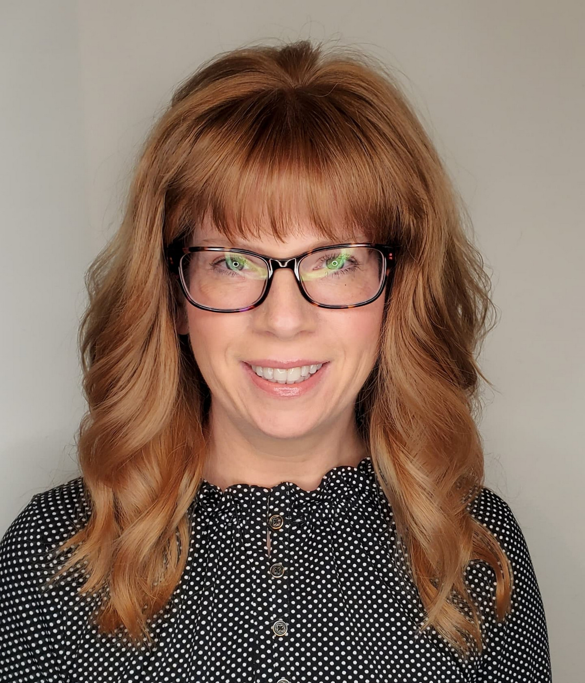 Warm Auburn Soft Textured Waves