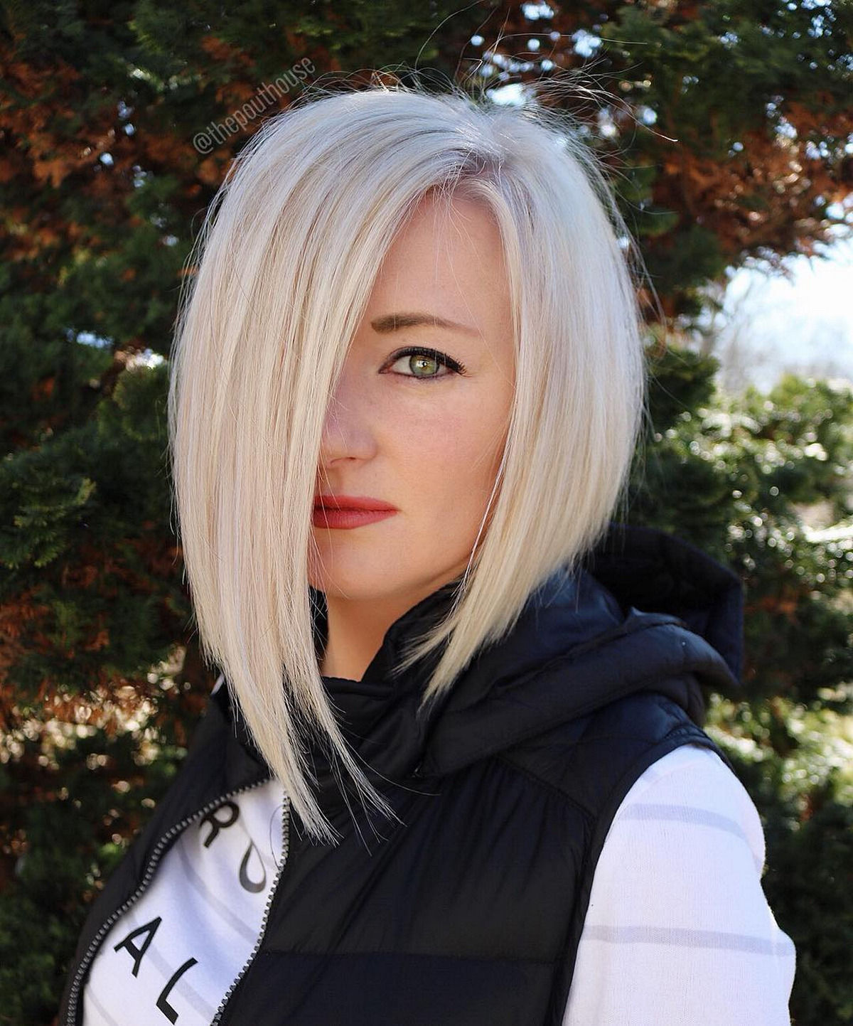 Angled Bob Hair