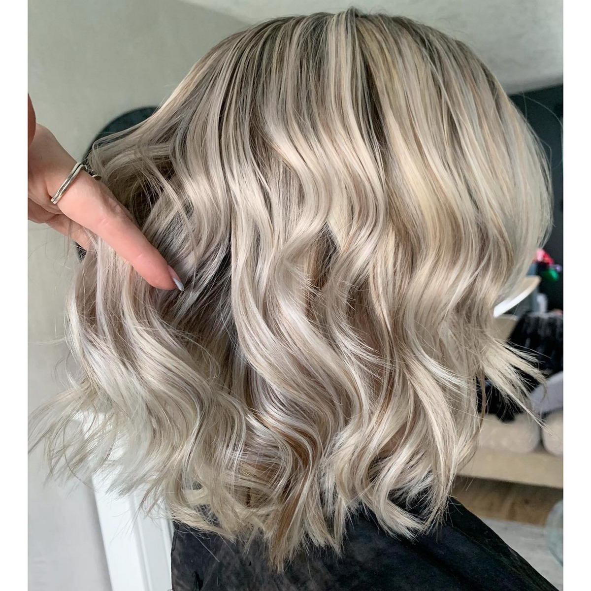 Ash Blonde Layered