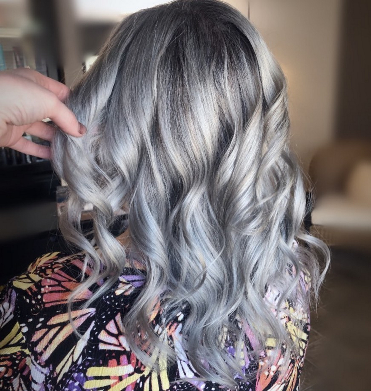 Platinum Silver Hair Color